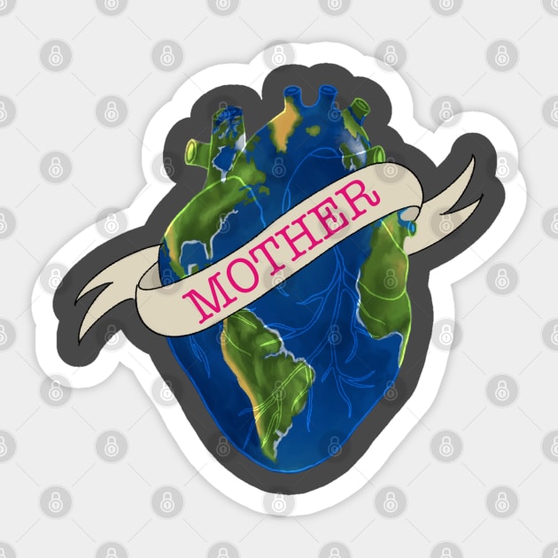 Love Your Mother. Sticker by FromMyTwoHands